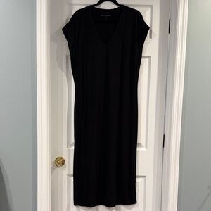 White House Black Market Classic Black long Dress